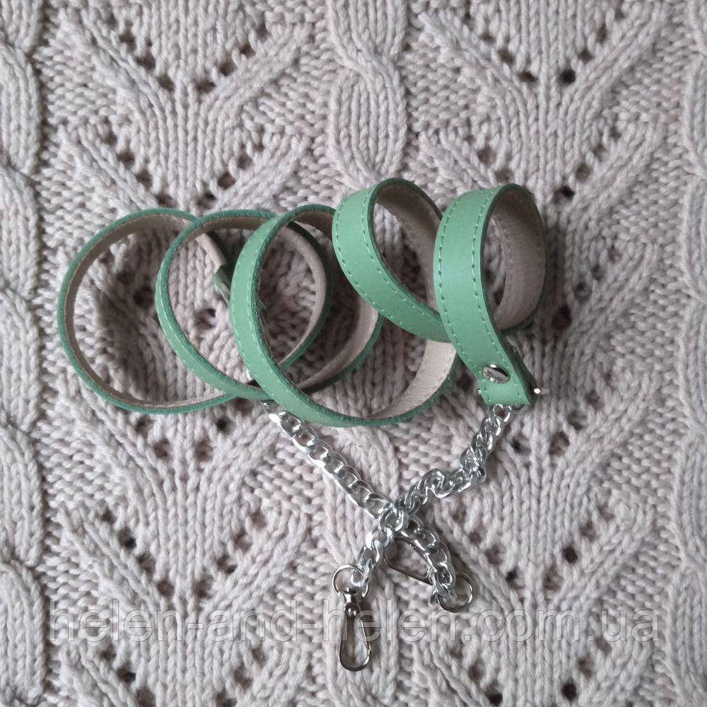 Ручка для міні сумочки 1,5 *130. Фисташка, фото 1