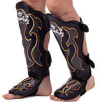 Захист гомілки та стопи для єдиноборств TOP KING Super Snake TKSGEM-01SV-B S-XL кольору в асортименті