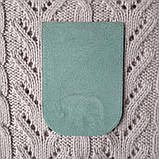 Клапан для міні сумки 12*18 "Слон". Слонова кістка, фото 2