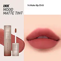 В наличии Матовий тінт для губ  Peripera Ink Mood Matte Tint #14 Make up Chili 4 г