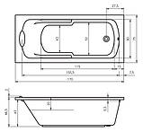 Ванна Riho Virgo 170x75, фото 2