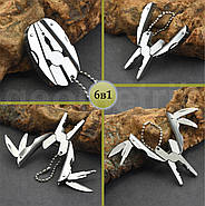 Мультитул 6-в-1: пасатижі, ніж, викрутки, напилок, кусачки, фото 4