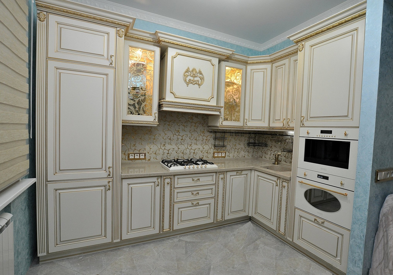 Кухня на заказ BLUM-040 краска по RAL каталогу