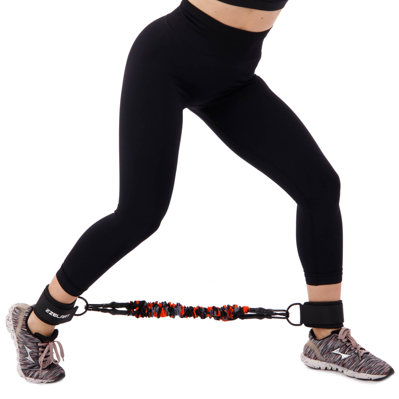 Латеральний амортизатор із дверним фіксатором Zelart FI-7838-35 2 шт. навантаження 35LB жовтогарячий