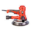 Шліфмашина для стін і стелі 850 Вт, 1400-2700 об/хв, Ø 180 мм, діод.підсвічування, аксес. 6 шт. MPT MDS1853B, фото 5