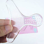 Комбінований аплікатор підп'ятник для закритого взуття, матеріал гель, універсальний розмір, 2 шт., фото 2