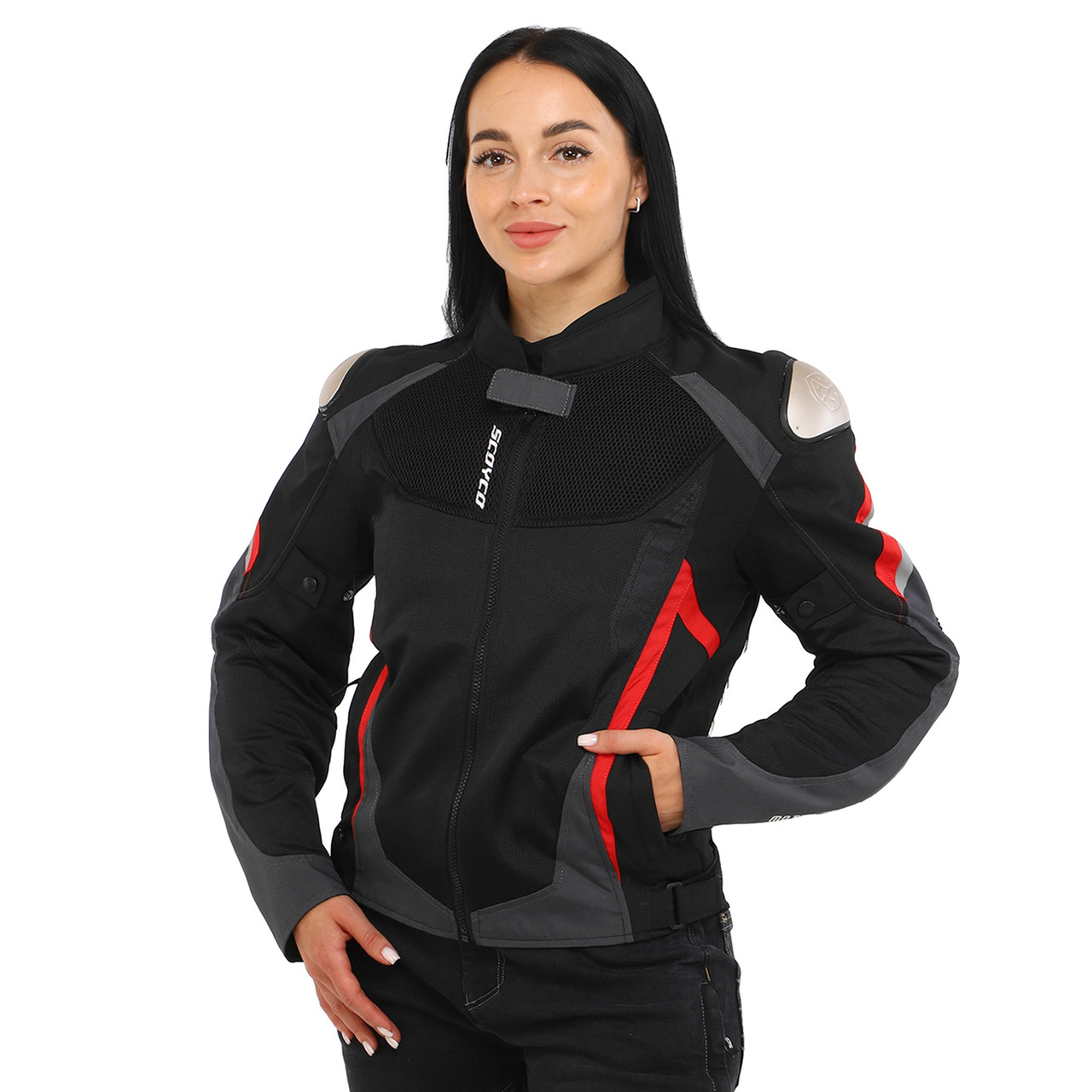 Мотокуртка текстильна із захистом SCOYCO JK98 M-2XL кольору в асортименті, фото 1