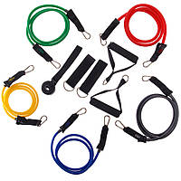 Еспандер Resistance Band багатофункціональний 5 джгутів CIMA ET-7912 у чохлі