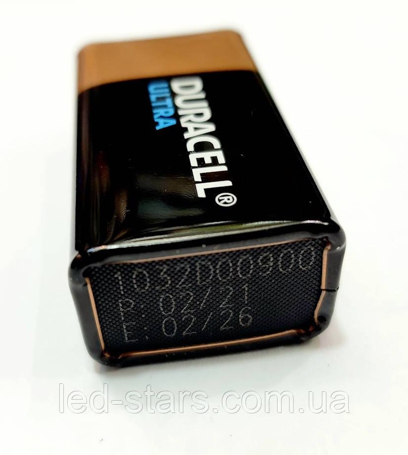 Крона лужна (Alkaline) DURACELL ULTRA 6LR61/9V 1шт (ID#2010216251 ...