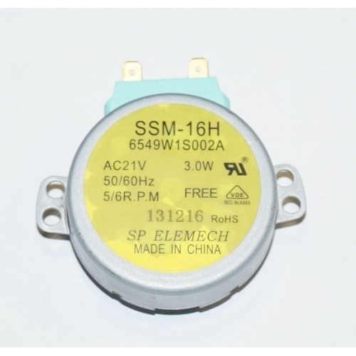 Двигун обертання тарілки для мікрохвильової печі LG SSM-16H 6549W1S002A (21V)