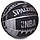 М'яч баскетбольний гумовий SPALDING NBA Sweater-San Antonio 83639ZNo7 чорний сірий, фото 3