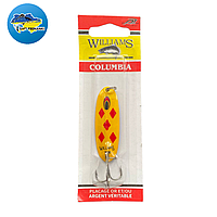 Блесна Колибалка , уловистая блесна Williams Wabler 7гр\55мм (Columbia) Цвет 10