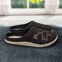 Капці жіночі кімнатні фетрові для ламінату Inblu коричневі 4278, фото 5