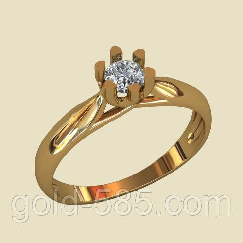 Королівське вінчальне кільце 585* проби