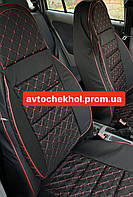 Модельні автомобільні чохли "ПІЛОТ" ЗАЗ СЛАВУТА (1999-2011) (червоний)