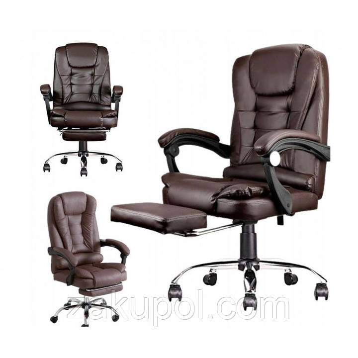 Офісне крісло BOSS КО22 Коричневий, фото 1
