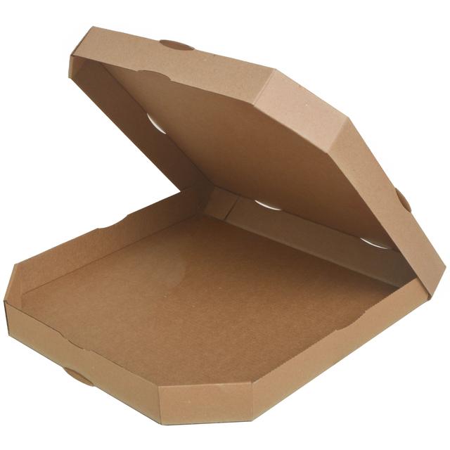 Бурі коробки для піци 30x30 см за оптовою ціною