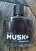 Мужская туалетная вода Musk+ Mineralis Avon, 75 мл (Муск минералс эйвон)