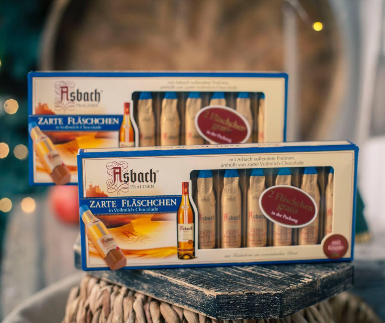 Цукерки шоколадні пляшечки "Asbach Chocolate" 125 гр. Німеччина