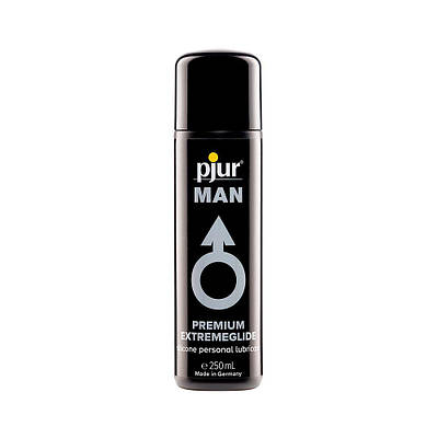 Лубрикант на силіконовій основі pjur MAN Premium Extremeglide 250 мл преміум економний і для презервативів (Пьюр, Пджюр) Love&Life
