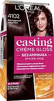Крем-фарба для волосся без аміаку L'Oreal Paris Casting Creme Gloss 4102 Холодний каштан