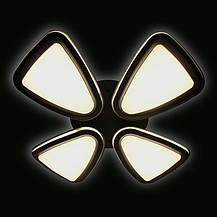 Стельова LED люстра з пультом 274W акрилова на чотири плафони 2700-6400К Sirius PRD-C 0180-4, фото 2