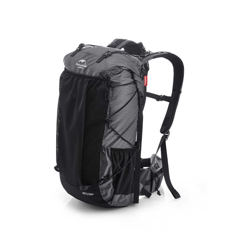 Рюкзак туристичний Naturehike Rock NH19BP095, 60+5 л, чорний, фото 1