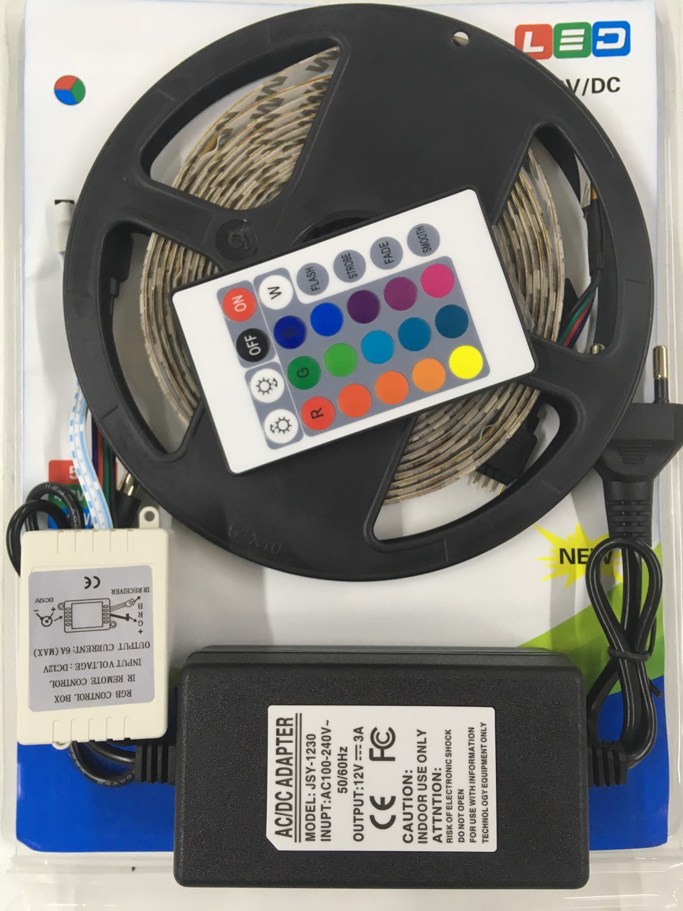 Стрічка світлодіодна RGB комплект 50/50 5 метрів довжина iC227