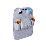 Органайзер для автомобіля Back Seat Organizer EstCar сірий iC227, фото 3