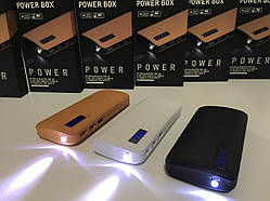Зовнішній акумулятор Power Bank повербанк PC48 30000 mAh на 3 USB з ліхтариком iC227