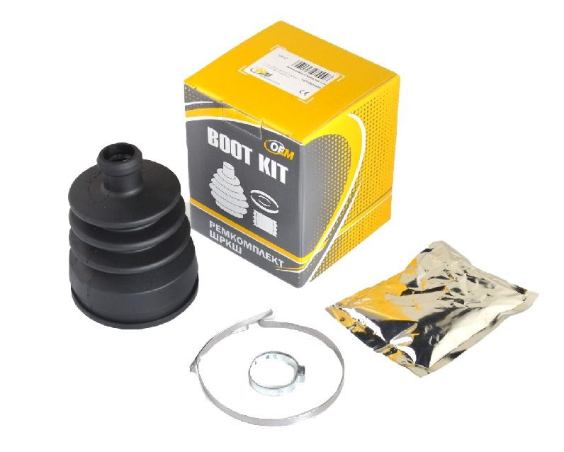 Пильовик ШРУС ВАЗ 2121 зовнішній (пильник з хомутами та олією) (OEM, Корея), фото 1