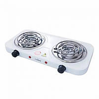 Плита електрична настільна двоконфоркова спіральна Crownberg CB 3744 2000 Вт iC227