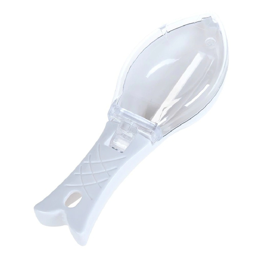 Скребок для чищення риби Verte-X із контейнером для луски Білий iC227, фото 1