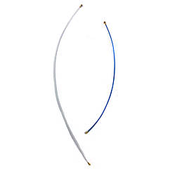 Коаксіальні кабелі Samsung Galaxy A7 2018 A750F антени 2 шт - блакитний 122 мм, білий 185 мм