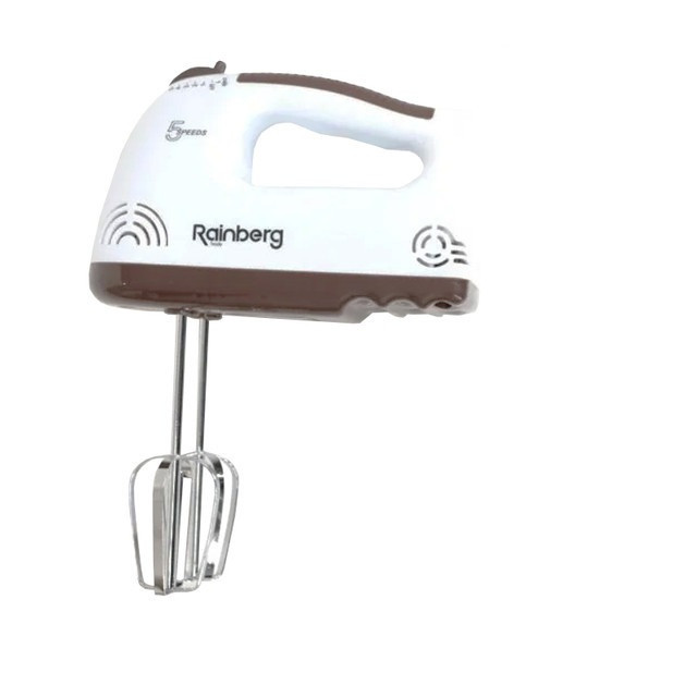 Ручний міксер Rainberg RB-1004 на 5 швидкостей 300W iC227, фото 1