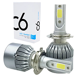 Світлодіодні Автомобільні Лампи C6 LED Headlight H4 Комплект iC227, фото 3