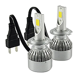 Світлодіодні Автомобільні Лампи C6 LED Headlight H4 Комплект iC227, фото 4