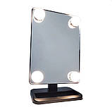 Дзеркало косметичне з підсвічуванням Cosmetic Mirror 360 Rotation iC227, фото 3