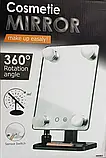 Дзеркало косметичне з підсвічуванням Cosmetic Mirror 360 Rotation iC227, фото 6