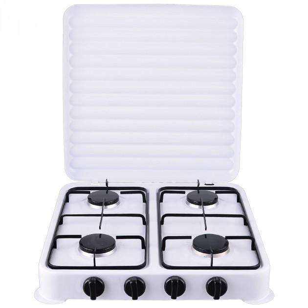 Газова плита Domotec MS 6604 (Настільна 4 конфорки) iC227 - фото 1 - id-p2010940133