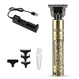 Машинка для стрижки акумуляторна Hair Clipper WS-T99 iC227, фото 4