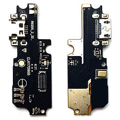 Шлейф Asus ZenFone 3 Max 5.5 ZC553KL з роз'ємом зарядки з мікрофоном