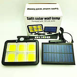 Ліхтар вуличний Split solar на сонячній батареї з датчиком руху NJ-0036 iC227, фото 3
