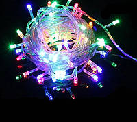 Светодиодная гирлянда Xmas LED 100 M-1 Мультицветная RGB COLOR iC227