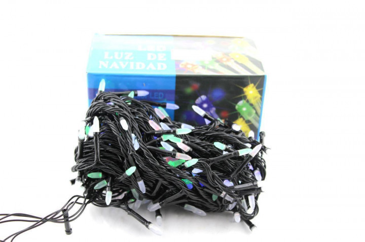 Світлодіодна гірлянда Xmas LED 100 M-3 Мультикольорова RGB COLOR iC227, фото 1