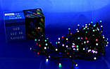 Світлодіодна гірлянда Xmas LED 100 M-4 Мультикольорова RGB COLOR iC227, фото 2