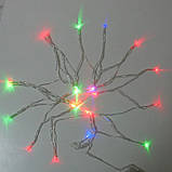 Світлодіодна гірлянда USB + Xmas LED 30 Battery Мультикольорова iC227, фото 3