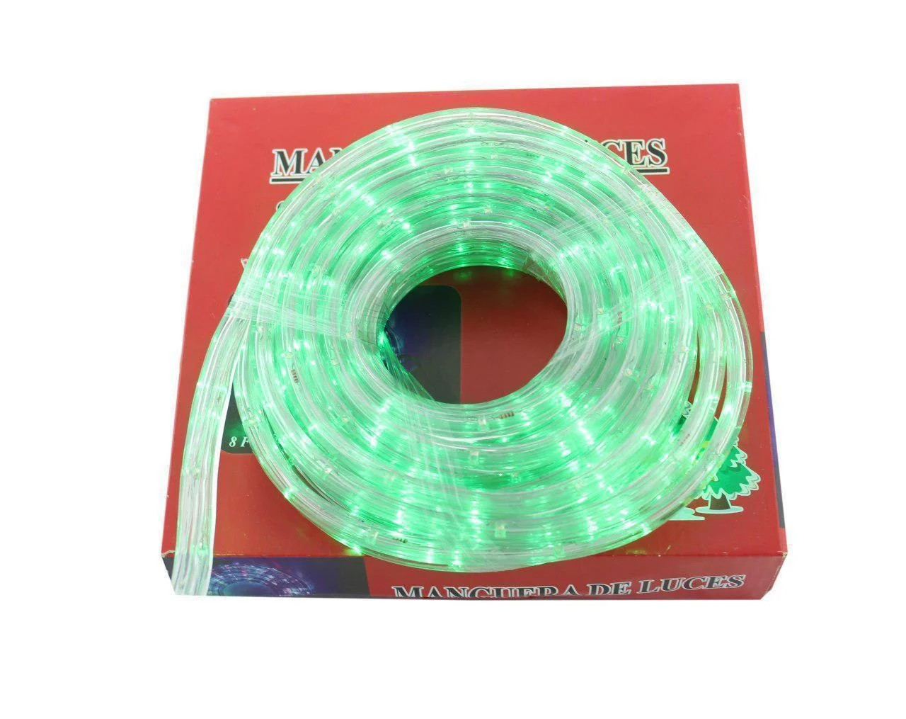 Вулична світлодіодна гірлянда LED Xmas Rope light 10 м Зелена iC227, фото 1