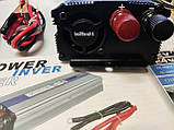 Інвертор перетворювач UKC Power Invertrer 1500W 12v-220v iC227, фото 4