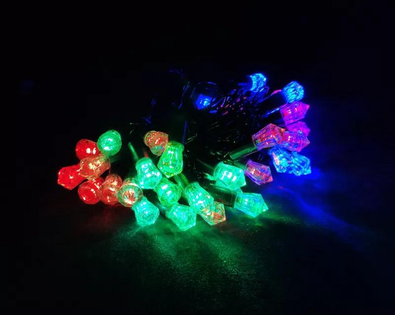 Гірлянда кристали RD-7104 40 LED 5 м (флеш) Мультикольорова iC227, фото 1